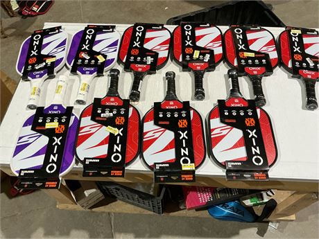 LOT DE 10 MIX - Raquette pickleball Onix Z5 Wide Body 15,5po - graphite 8,2oz