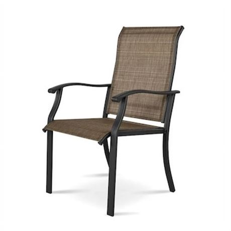 Chaise patio Nuu Garden textilène, cadre fer poudré