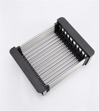 Égouttoir télescopique inox cuisine multifonction rangement évier