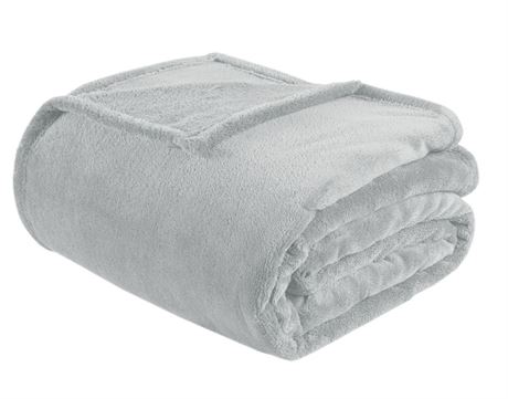 Couverture moelleuse Elegant grise 50 x 70 po