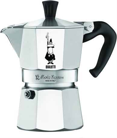 Cafetière italienne Bialetti Moka – 6 tasses, aluminium