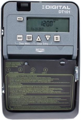 Minuterie électronique 24 h Intermatic DT101D89 - programm. versatile