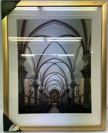Œuvre murale église Hometrends 16,2 x 0,8 x 20,2 po