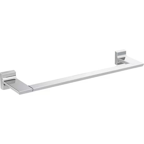 Barre porte-serviettes Pivotal 18 po mural chrome poli