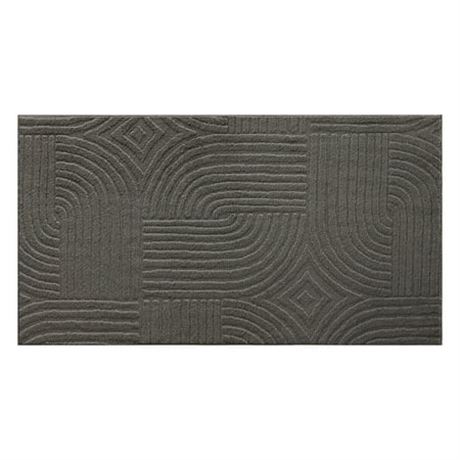 Tapis TOWN & COUNTRY Stone Geo Curve feutre doux Everwash 1'7 x 2'11 pi