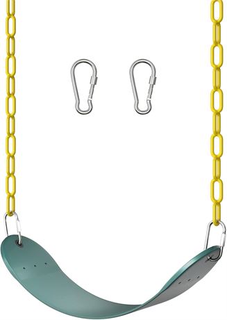 Balançoire plastique EVA AGPTEK avec chaînes 66 po