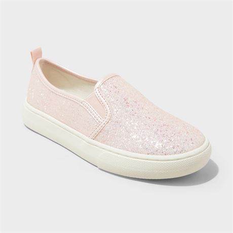 Espadrilles à enfiler Charlotte enfants Cat & Jack rose 1 faux cuir