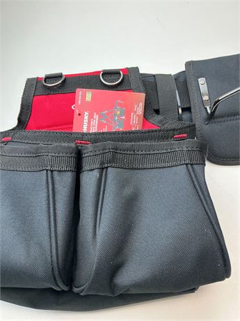 Husky — Ceinture à outils double pour entrepreneur