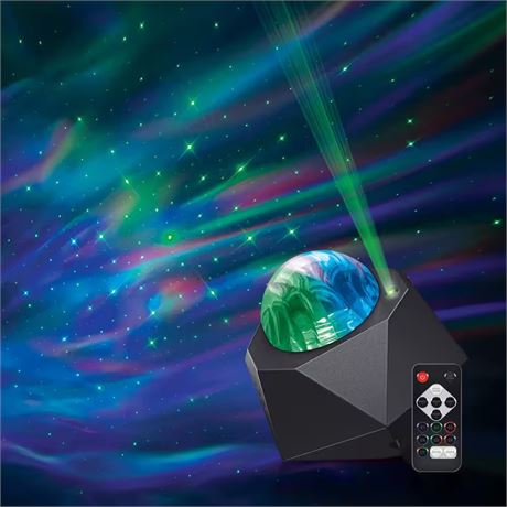 Projecteur galaxie USB multicolore à son réactif