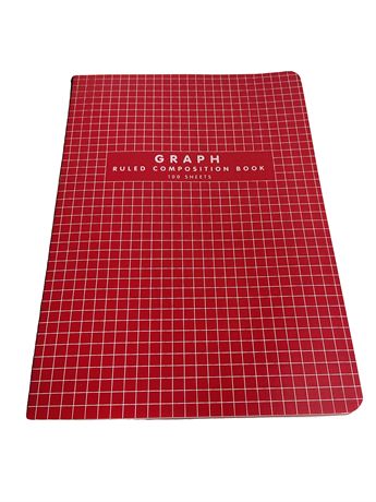 Cahier quadrillé poly, 100 feuilles