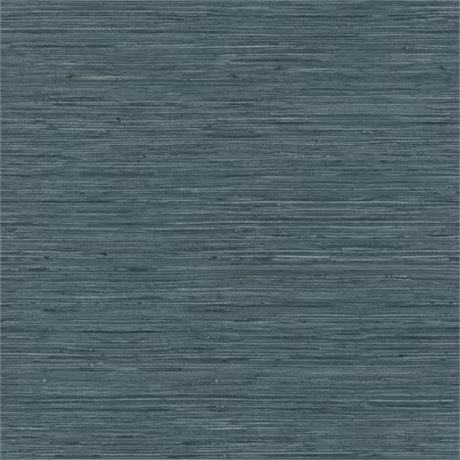 Papier peint autocollant RoomMates faux jonc bleu 20,5 po x 18 pi