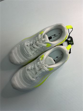 Souliers sport blanc et jaune femme Athletic Works 7