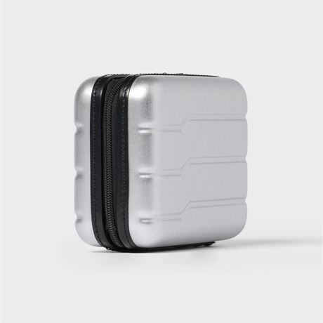 Trousse de toilette rigide Open Story argent
