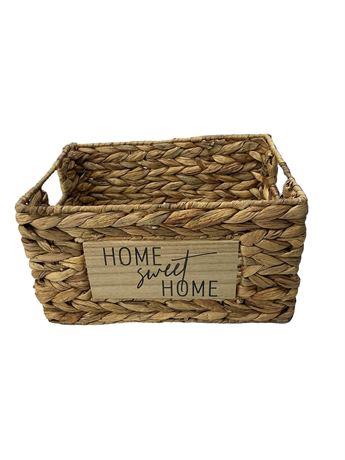 Panier décoratif 38,8 x 22,2 x 17,2 cm Home Sweet Home