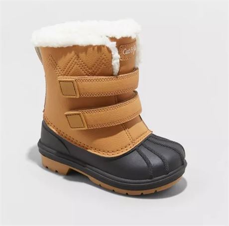 Bottes d'hiver Cat & Jack pour garçon, taille 7T.