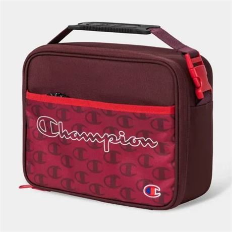 Trousse à lunch Champion Center avec plateau - logo rouge foncé AOP