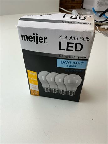 Ampoules Meijer A19 5000K (4)