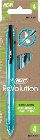 Stylos BIC ReVolution Ocean-Bound bleu/noir