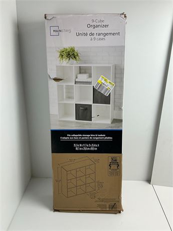Organisateur Mainstays à 9 cubes