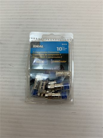 PAQUET DE 7 - Connecteurs F à compression RG-G