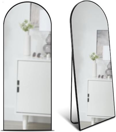 Miroir sur chevalet Belle Maison dessus arrondi 18 x 62