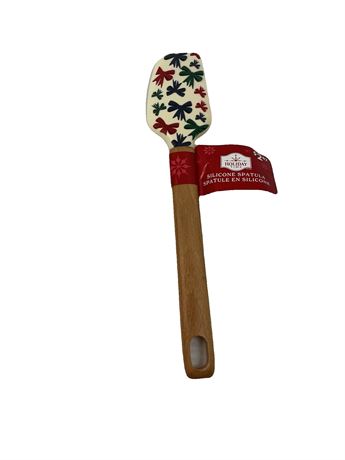 Spatule silicone manche bois résistante chaleur