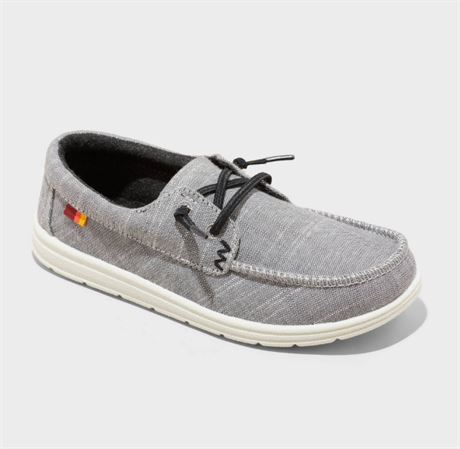 Espadrilles à enfiler Briar enfants Cat & Jack gris charbon 3 toile