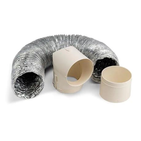 Kit raccord sécheuse conduit 4 po x 8 pi