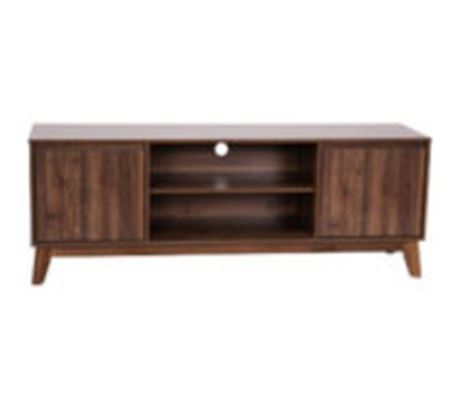 Meuble TV avec tablettes ajustables 63 po L