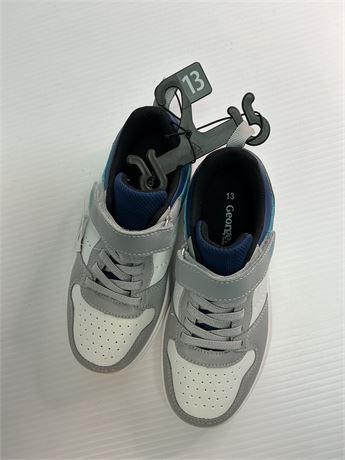 Espadrilles gris/blanc garçon George 13