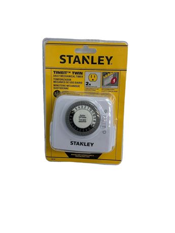 Minuterie mécanique quotidienne double Stanley TimeIt