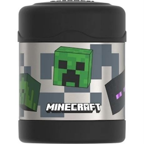 Pot à aliments Thermos enfants FUNtainer inox isolé 295 ml Minecraft