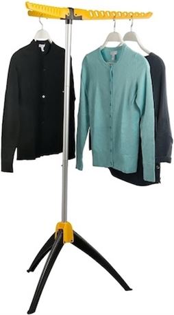Portant à vêtements Sagler portable pliable pour vêtements