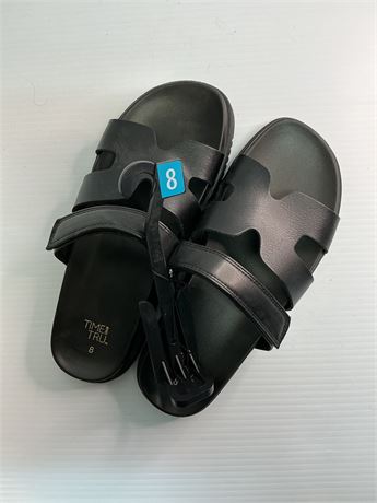 Sandales noires Time and Tru femme 8