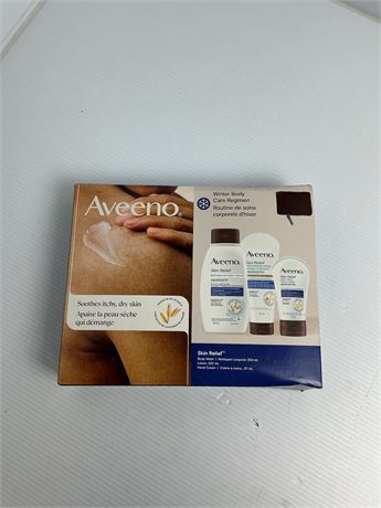 Coffret cadeau Aveeno Skin Relief 3 pièces soins corporels