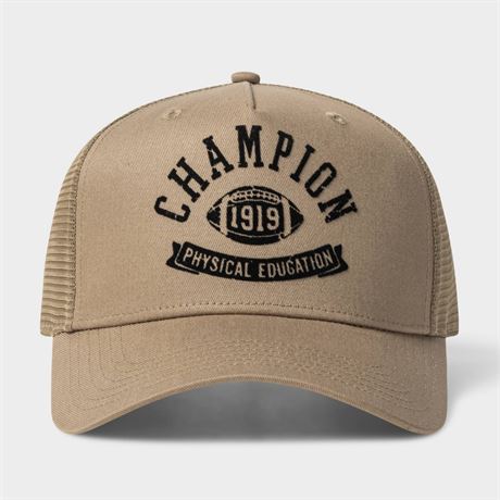 Casquette trucker adulte Champion Phys Ed sergé - kaki