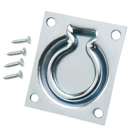Anneau trappe zinc 3po x 3-1/2 po