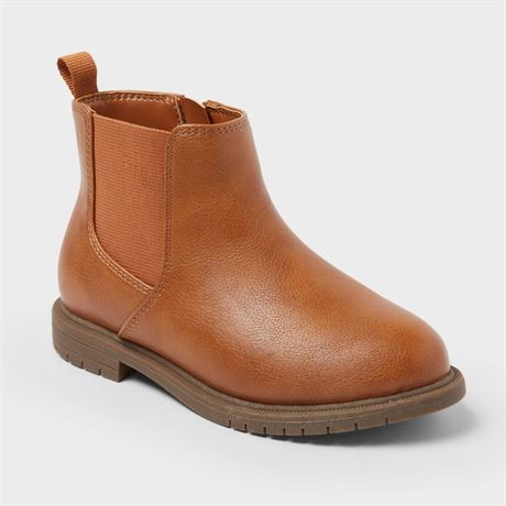 Bottillons Chelsea Tanner enfants Cat & Jack cognac 7T élastique