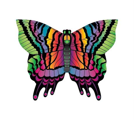 Cerf-volant papillon X Kites jaune