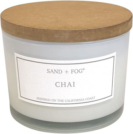 Bougie parfumée feu de bois 100 % coton