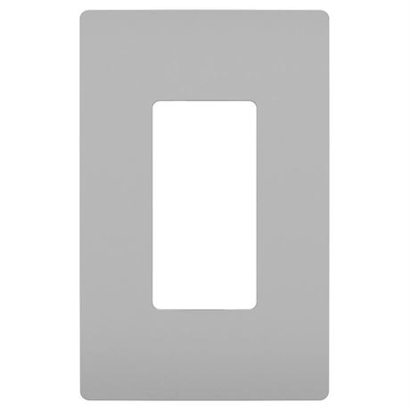 LOT DE 2 - Plaques murales radiant 1 poste gris sans vis
