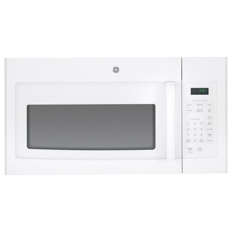 Micro-ondes sur la cuisinière GE 1,6 pi³ (blanc)