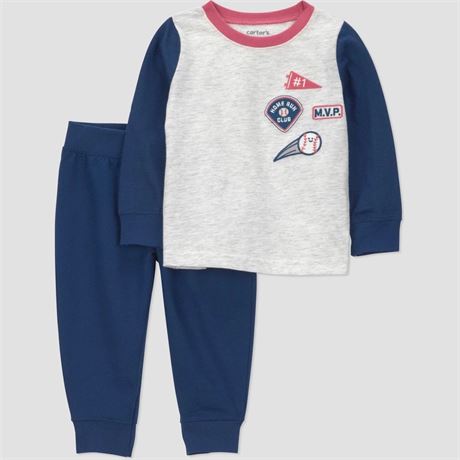 Carter's bébé 3M garçons 2 pcs ouaté baseball + jogger