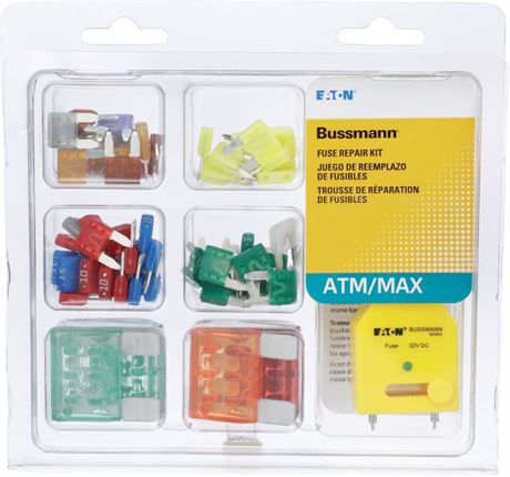 Ensemble de fusibles Eaton Bussmann ATM et MAX 63 pièces