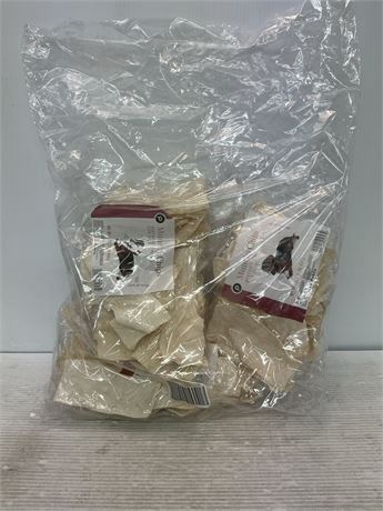 3 sacs - gâteries Munchy Chips en cuir de bœuf pour chiens