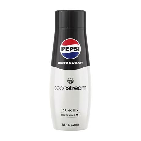 Pq 1 - mélange sodas SodaStream Zero Sugar Pepsi 440 ml