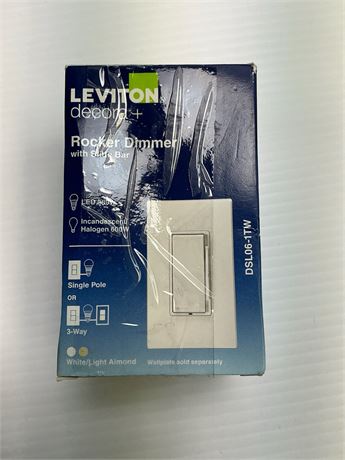 Gradateur Leviton Decora avec plaque