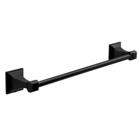 Barre porte-serviettes Lorent 18 po noir mat