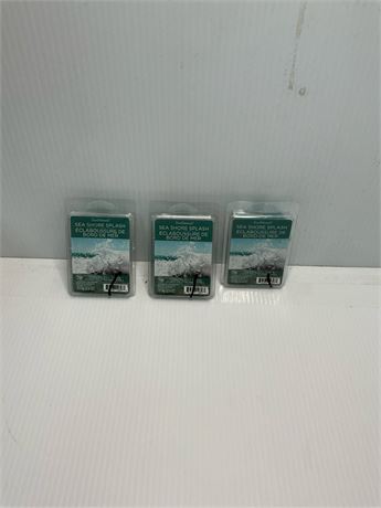 Lot de 3 cubes de cire parfumés Sea Shore Splash