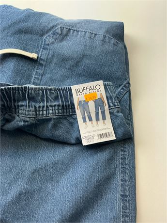 Jean à jambe large taille haute Buffalo pour femme
